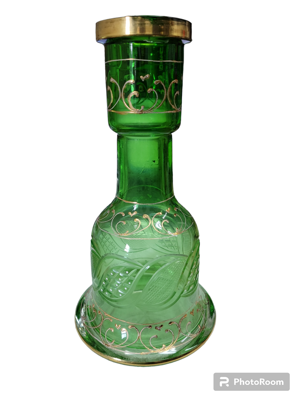 El Nefes Turkish Large Green Bell Hookah Base