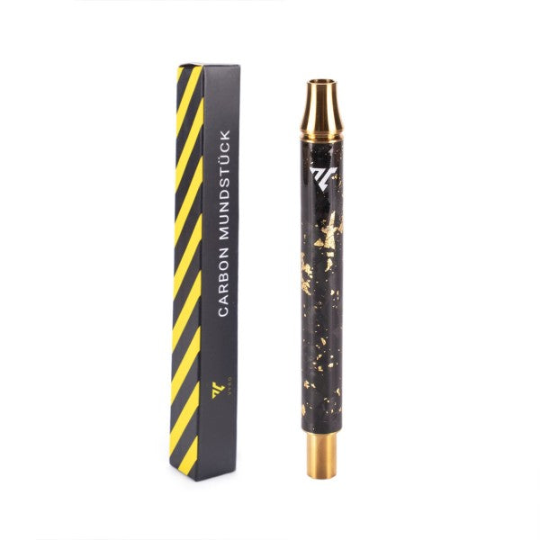 Vyro Carbon Forged Gold 17cm Hookah Hose Handle