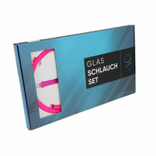 Charger l&#39;image dans la galerie, AO Round Tip Pink Glass Hookah Hose
