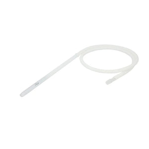 AO Round Tip Clear Glass Hookah Hose