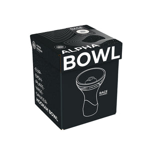 Alpha Race Phunnel White Matte Hookah Bowl