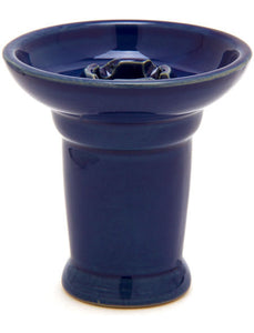 Gambit Phunnel Grooved Blue Hookah Bowl