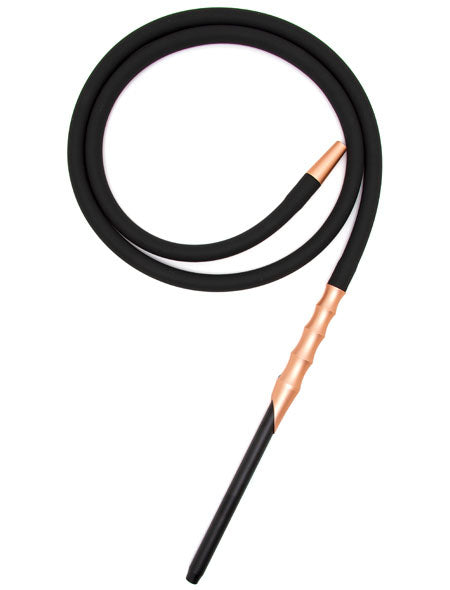 Amira Wand Handle Rose Gold Silicone Hookah Hose