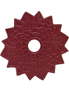 Shika Mandala Red Hookah Tray