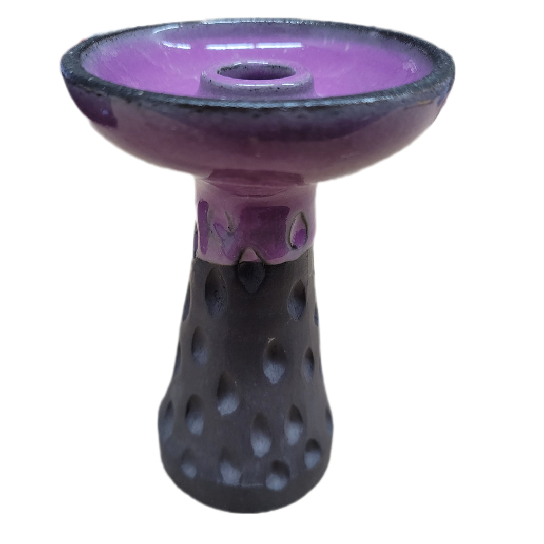 Carat Black Phunnel Purple Hookah Bowl